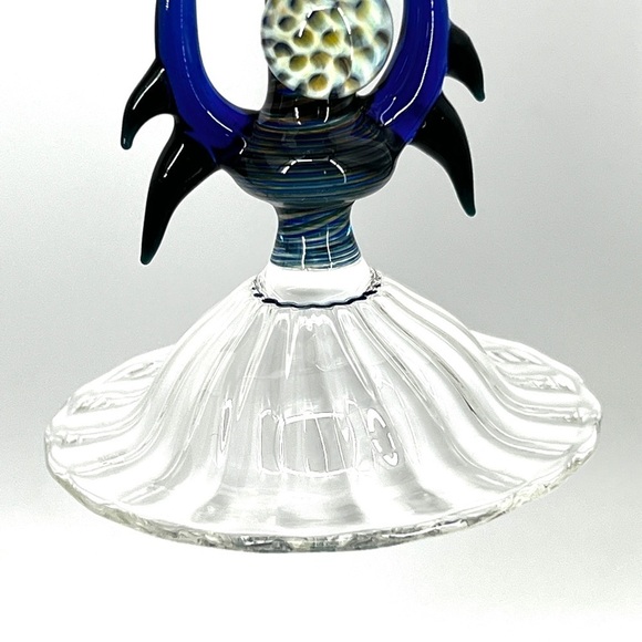 Antonio Salviati Venetian Murano Trident Art Glass Chalice Wine Goblet - Picture 7 of 17